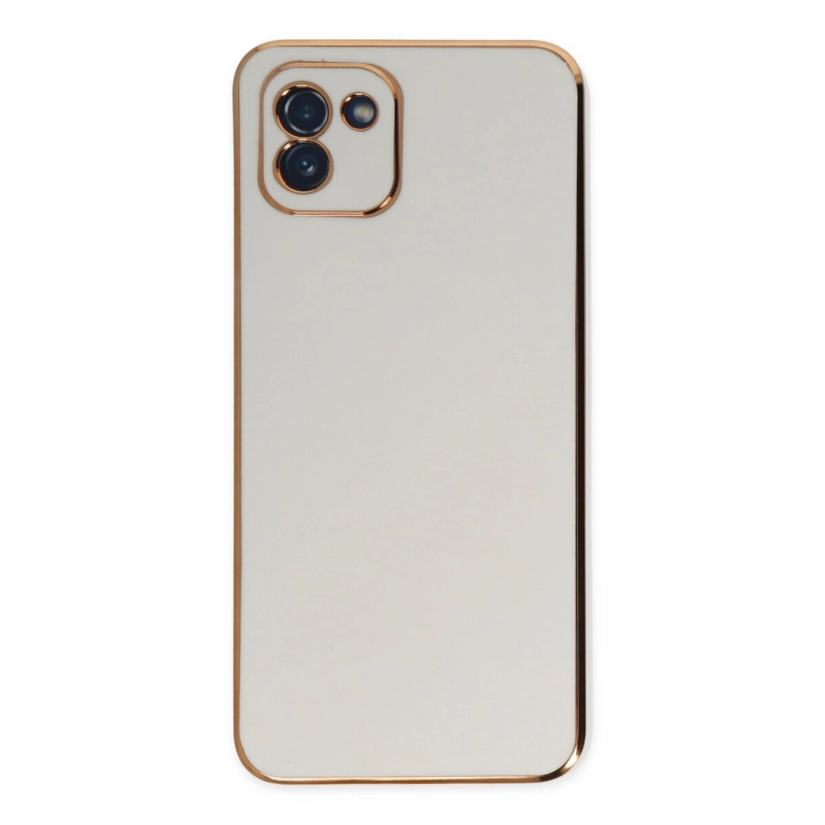 Samsung Galaxy A03 Kılıf Volet Silikon - Beyaz Samsung Galaxy A03 Kılıf Volet Silikon - Beyaz