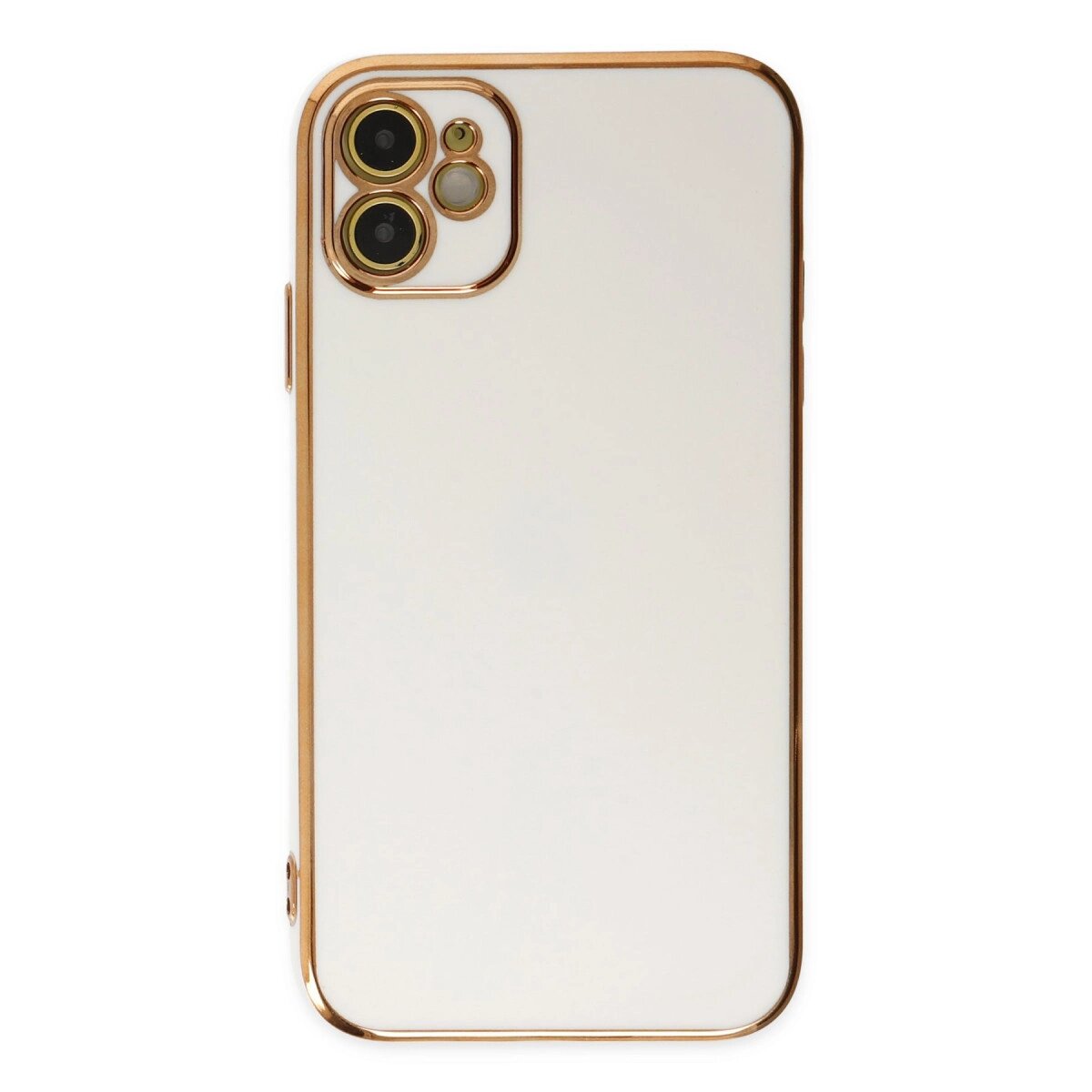 Apple İphone 12 Kılıf Volet Silikon - Beyaz Apple İphone 12 Kılıf Volet Silikon - Beyaz