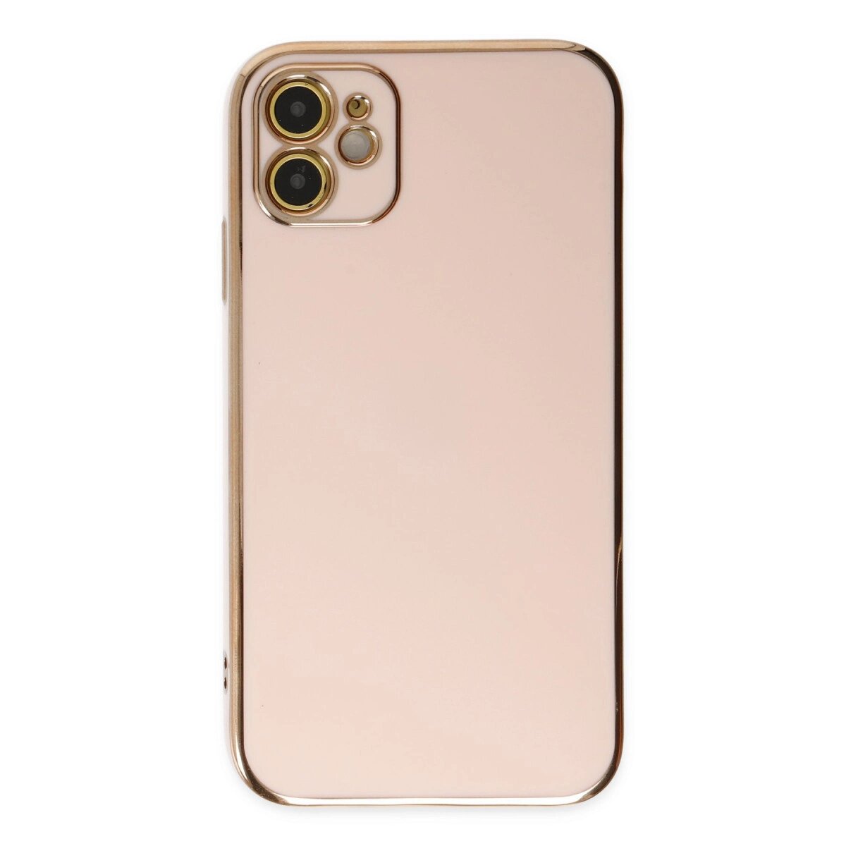 Apple İphone 12 Kılıf Volet Silikon - Pembe Apple İphone 12 Kılıf Volet Silikon - Pembe