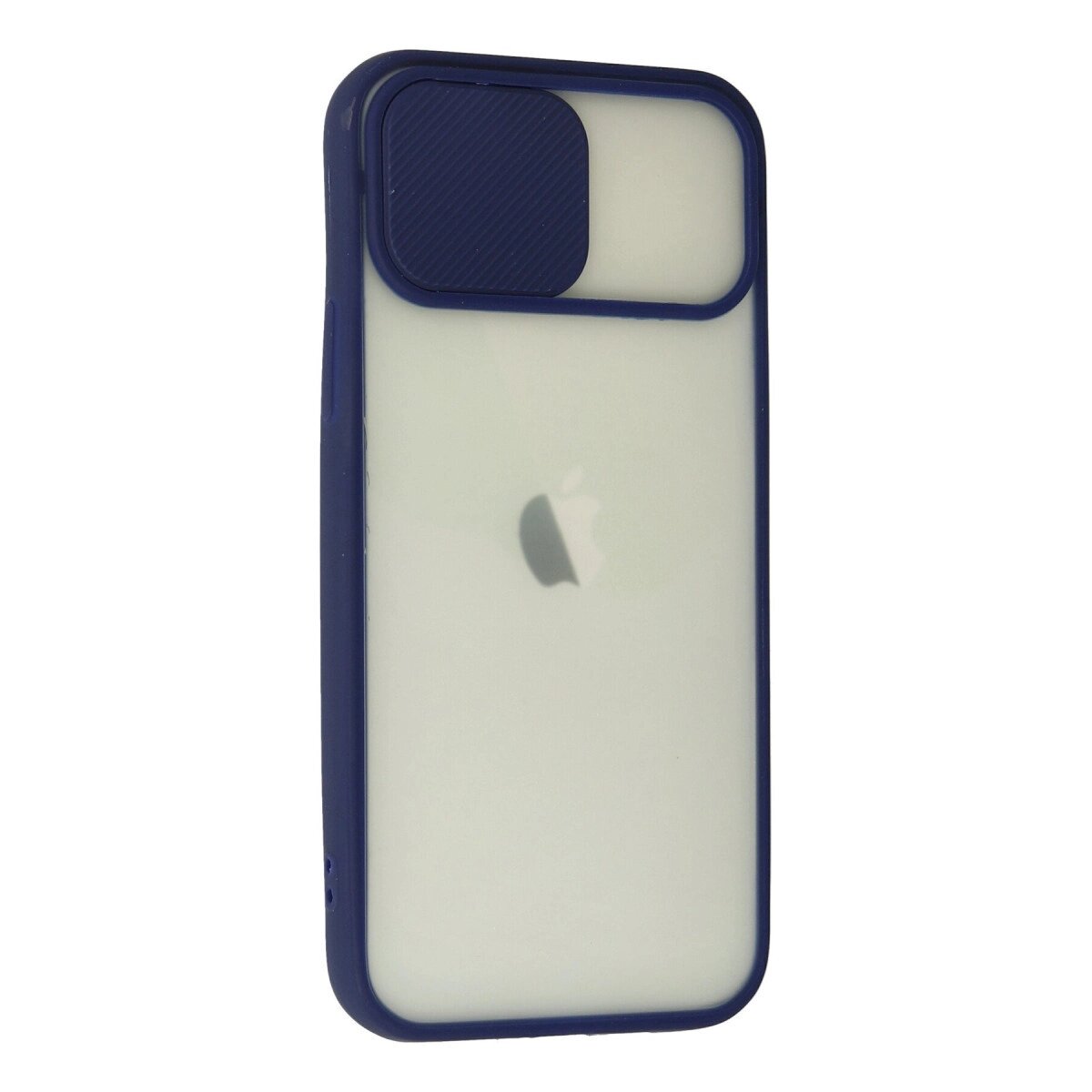 Apple İphone 12 Kılıf Palm Buzlu Kamera Sürgülü Silikon - Lacivert Apple İphone 12 Kılıf Palm Buzlu Kamera Sürgülü Silikon - Lacivert
