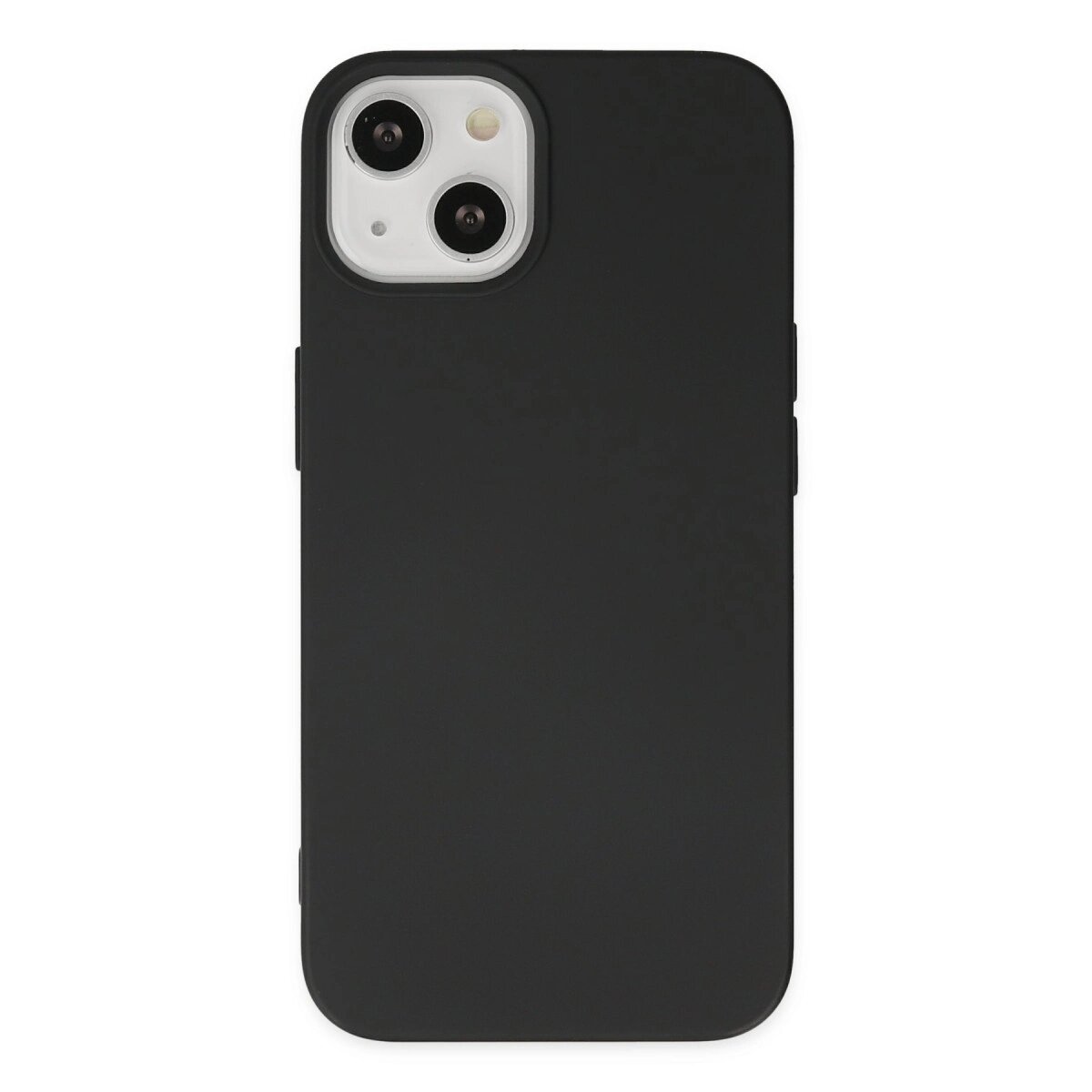Apple İphone 14 Plus Kılıf Nano İçi Kadife Silikon - Siyah Apple İphone 14 Plus Kılıf Nano İçi Kadife Silikon - Siyah