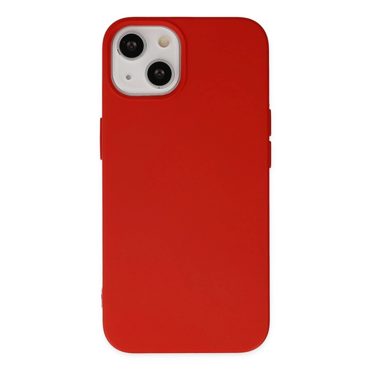 Apple İphone 14 Plus Kılıf Nano İçi Kadife Silikon - Kırmızı Apple İphone 14 Plus Kılıf Nano İçi Kadife Silikon - Kırmızı