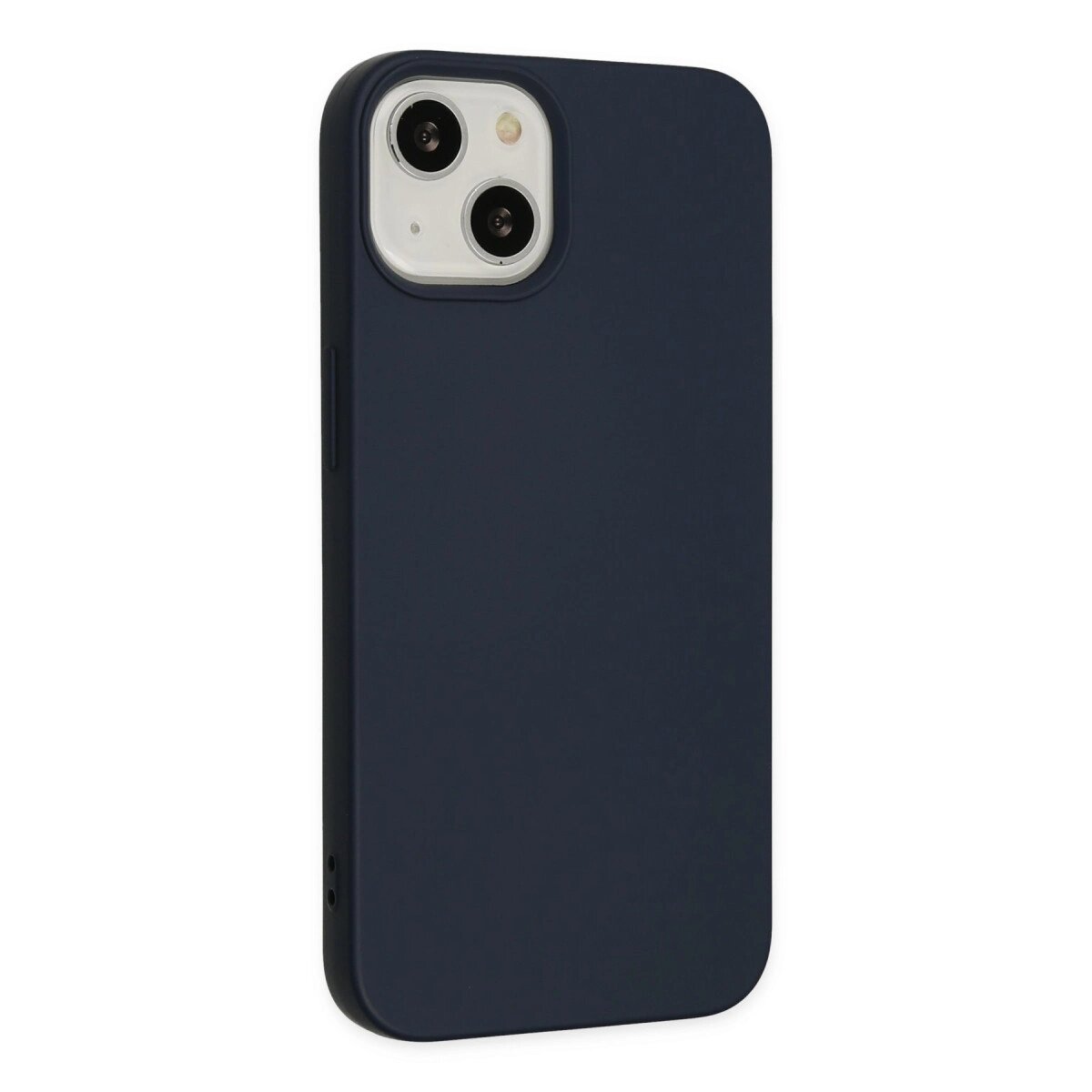 Apple İphone 14 Plus Kılıf Nano İçi Kadife Silikon - Lacivert Apple İphone 14 Plus Kılıf Nano İçi Kadife Silikon - Lacivert