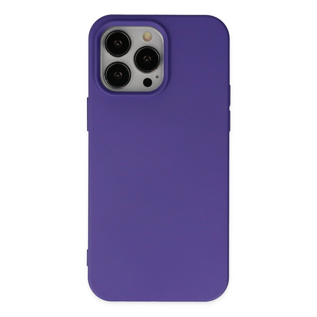 Apple İphone 14 Pro Max Kılıf Nano İçi Kadife Silikon - Mor Apple İphone 14 Pro Max Kılıf Nano İçi Kadife Silikon - Mor