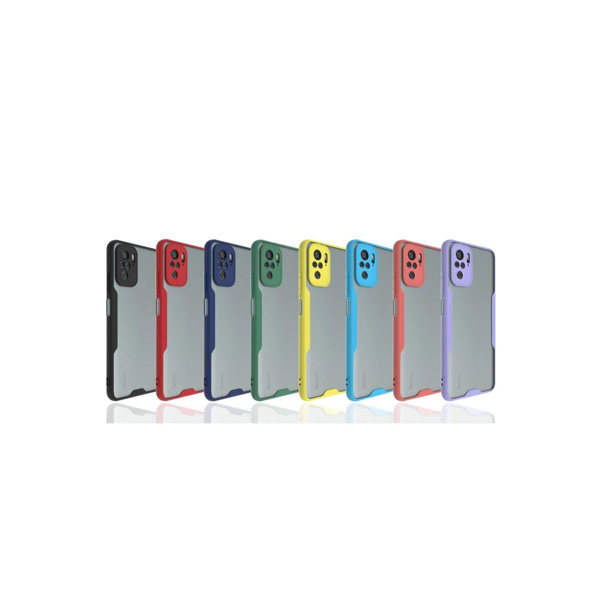 Xiaomi Redmi Note 10 Kılıf Platin Silikon - Mavi Xiaomi Redmi Note 10 Kılıf Platin Silikon - Mavi