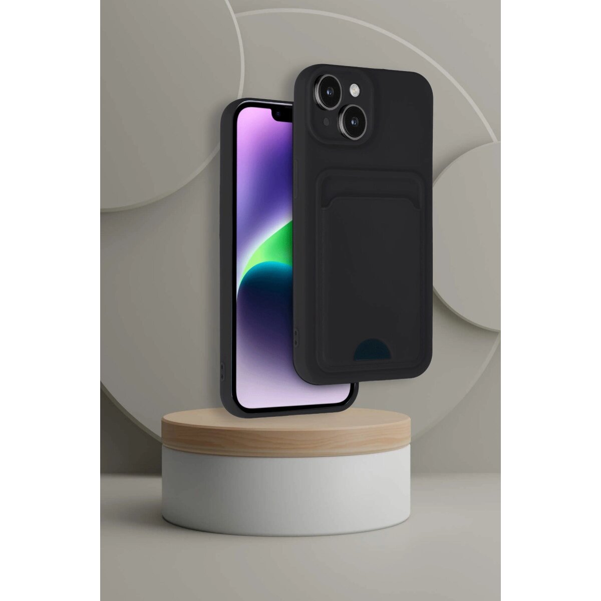 Apple İphone 14 Kılıf Kelvin Kartvizitli Silikon - Lacivert Apple İphone 14 Kılıf Kelvin Kartvizitli Silikon - Lacivert