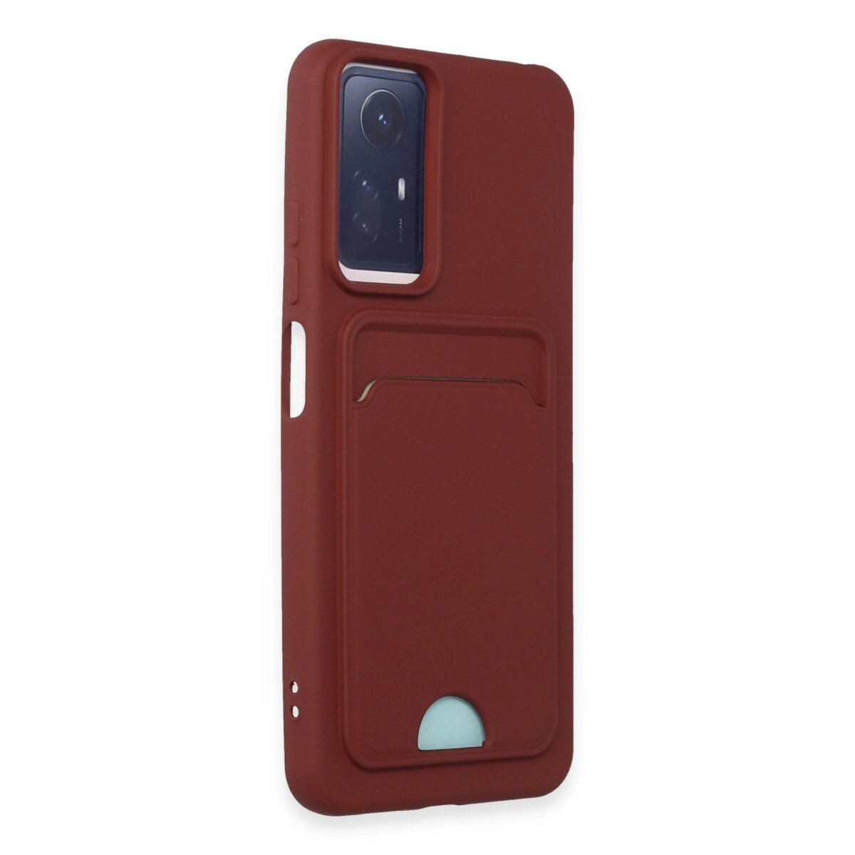 Xiaomi Redmi Note 12s Kılıf Kelvin Kartvizitli Silikon - Bordo Xiaomi Redmi Note 12s Kılıf Kelvin Kartvizitli Silikon - Bordo