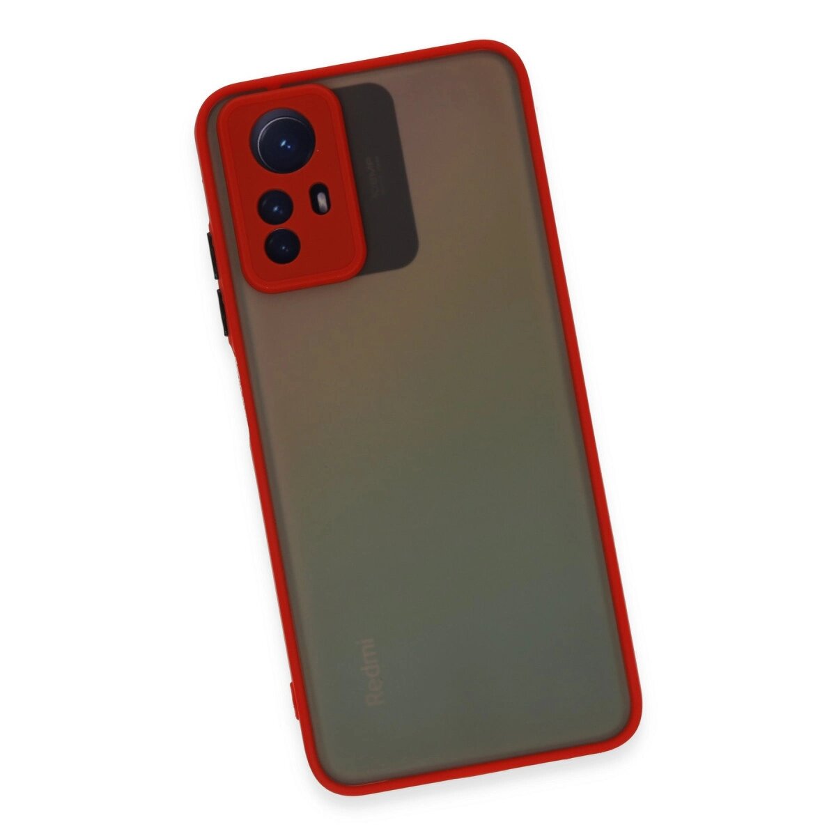 Xiaomi Redmi Note 12s Kılıf Montreal Silikon Kapak - Kırmızı Xiaomi Redmi Note 12s Kılıf Montreal Silikon Kapak - Kırmızı