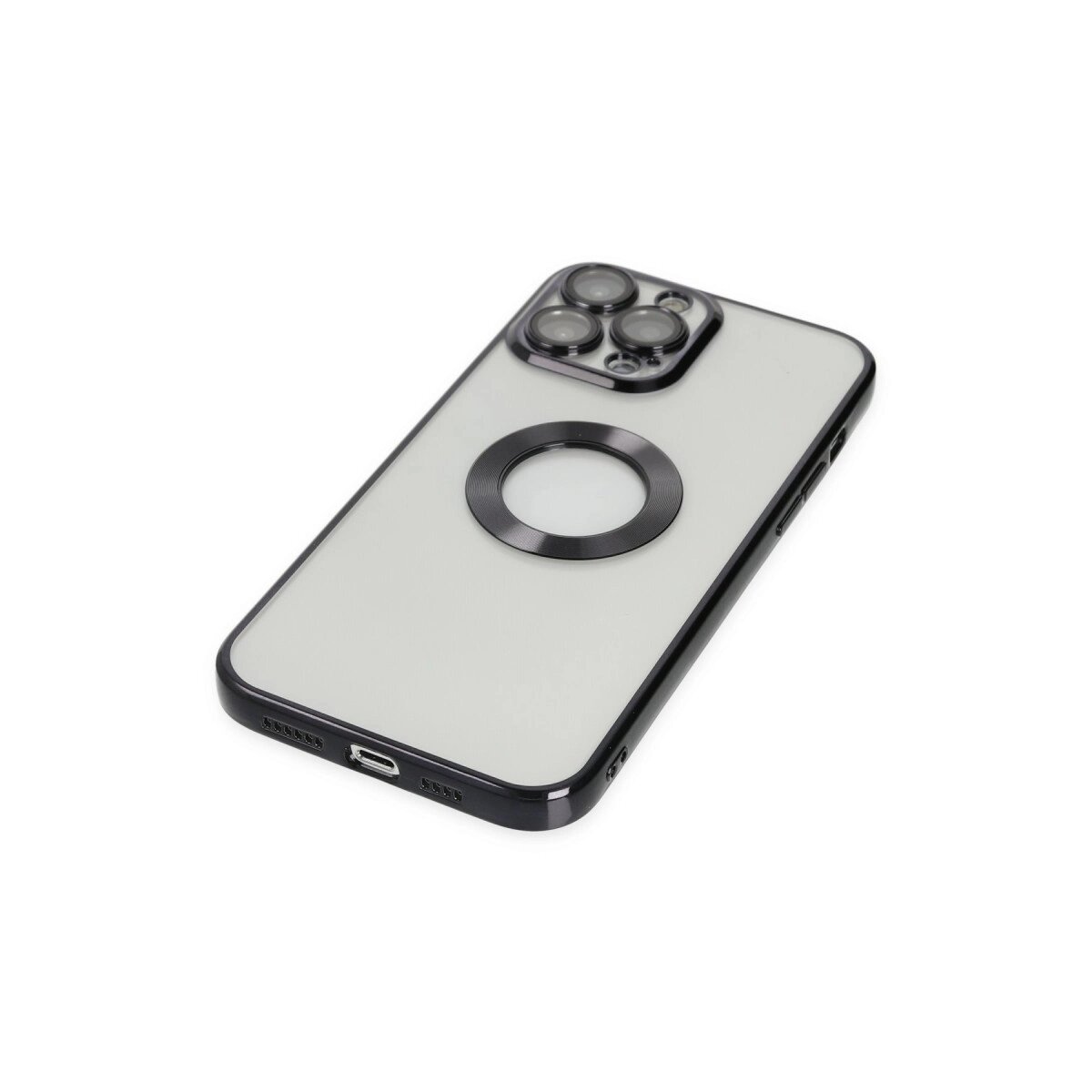 Apple İphone 14 Pro Kılıf Slot Silikon - Siyah