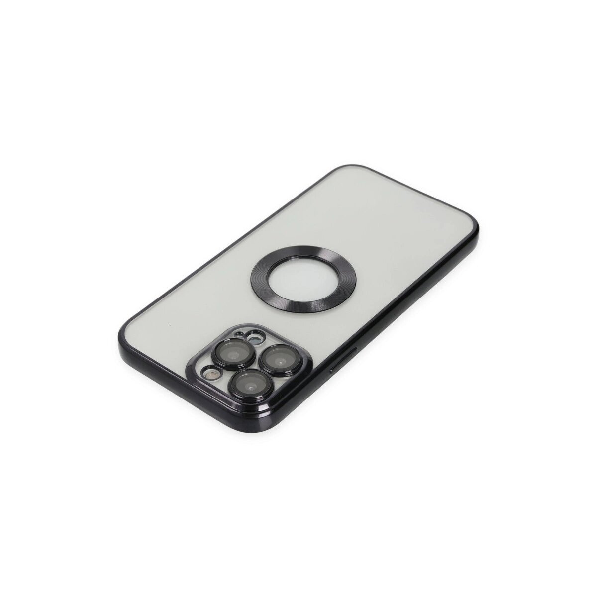 Apple İphone 14 Pro Kılıf Slot Silikon - Siyah