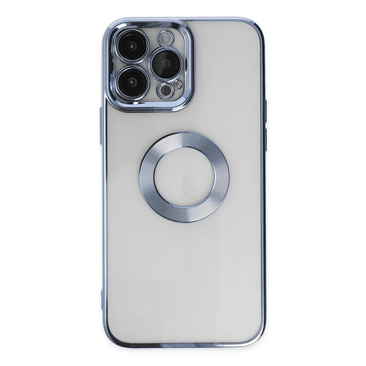 Apple İphone 14 Pro Kılıf Slot Silikon - Sierra Blue