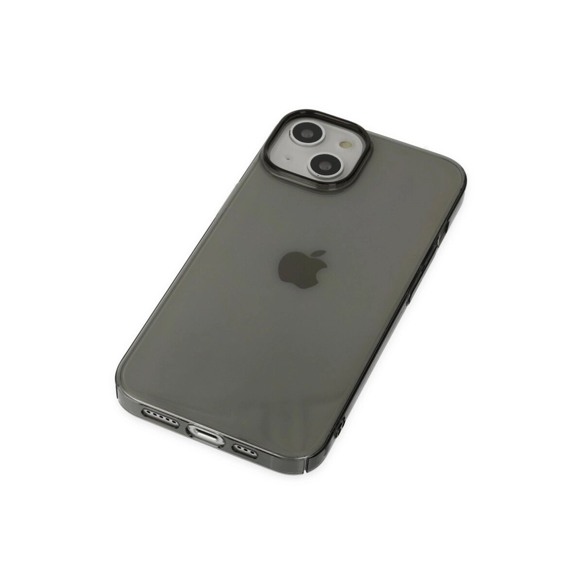Apple İphone 14 Plus Kılıf Pc Sert Şeffaf Kapak - Siyah Apple İphone 14 Plus Kılıf Pc Sert Şeffaf Kapak - Siyah