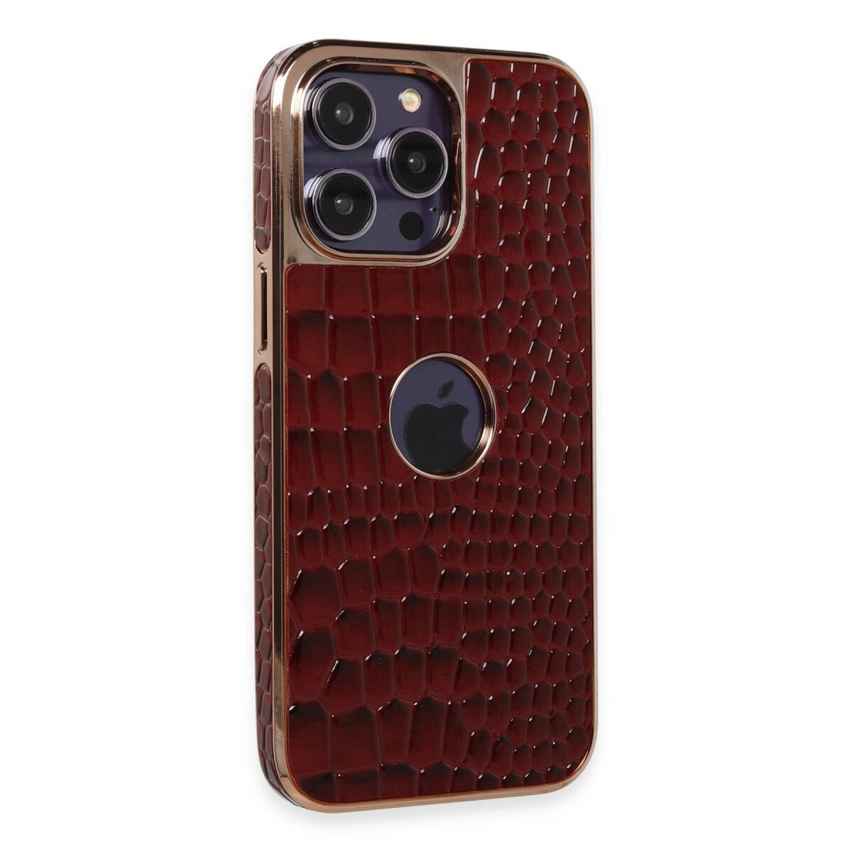 Apple İphone 13 Pro Max Kılıf Snake Kapak - Bordo Apple İphone 13 Pro Max Kılıf Snake Kapak - Bordo