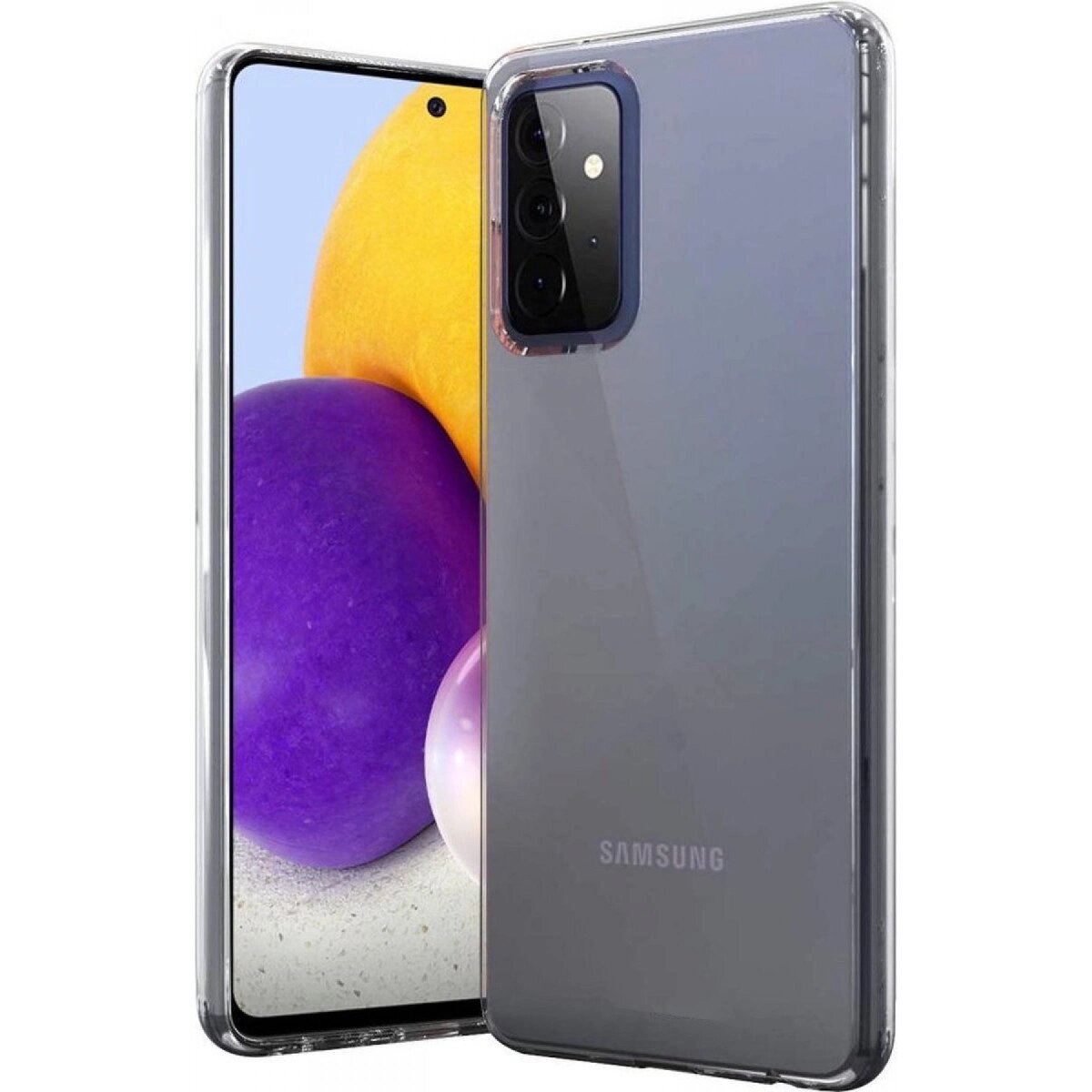 Samsung Galaxy A72 Kılıf Lüx Şeffaf Silikon Samsung Galaxy A72 Kılıf Lüx Şeffaf Silikon