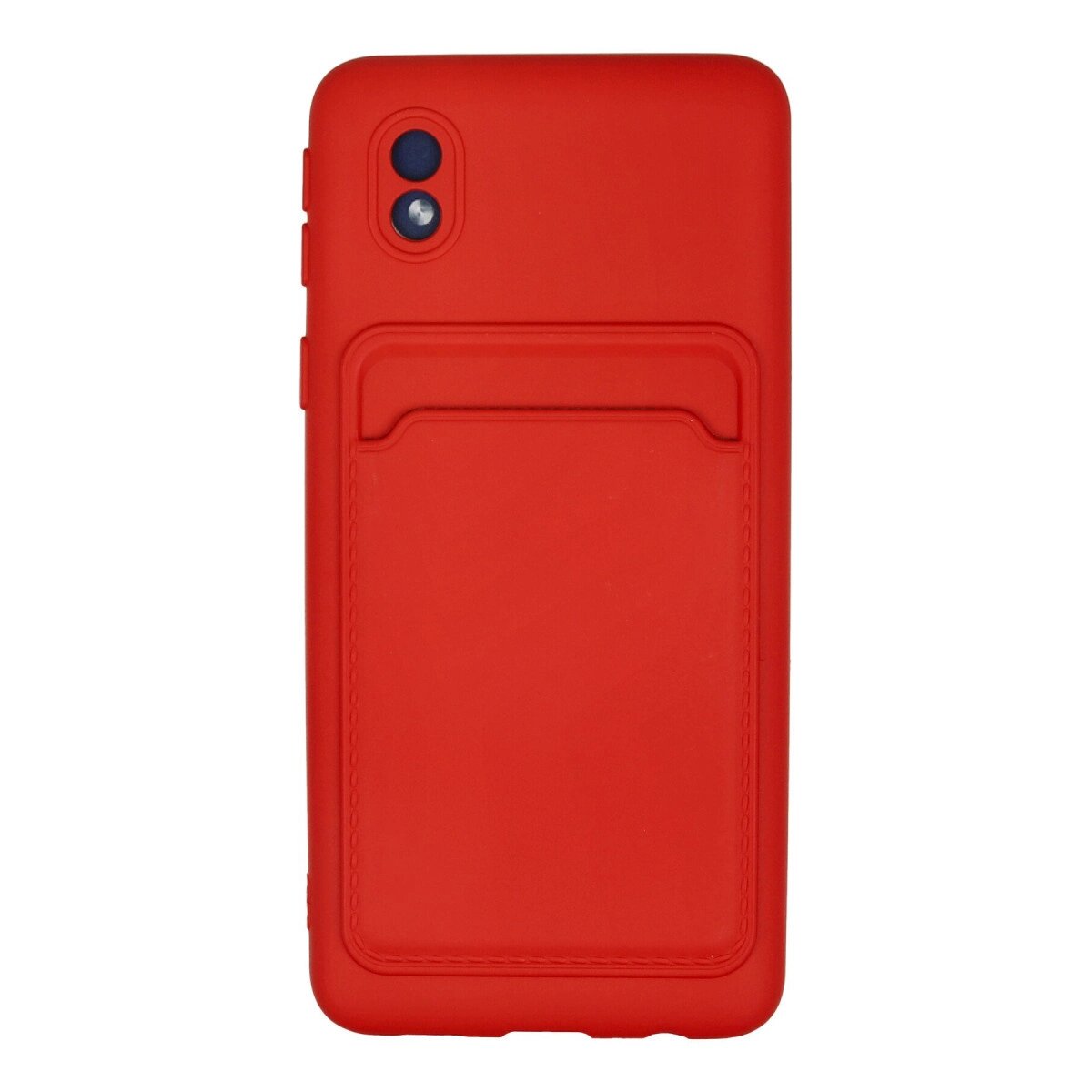 Galaxy A01 Core Kılıf Kelvin Kartvizitli  - Kırmızı