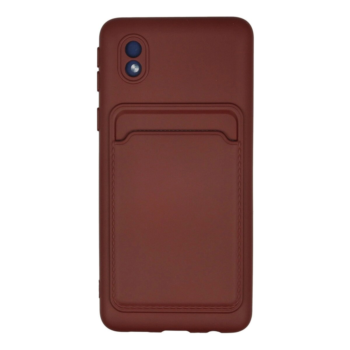 Galaxy A01 Core Kılıf Kelvin Kartvizitli  - Bordo