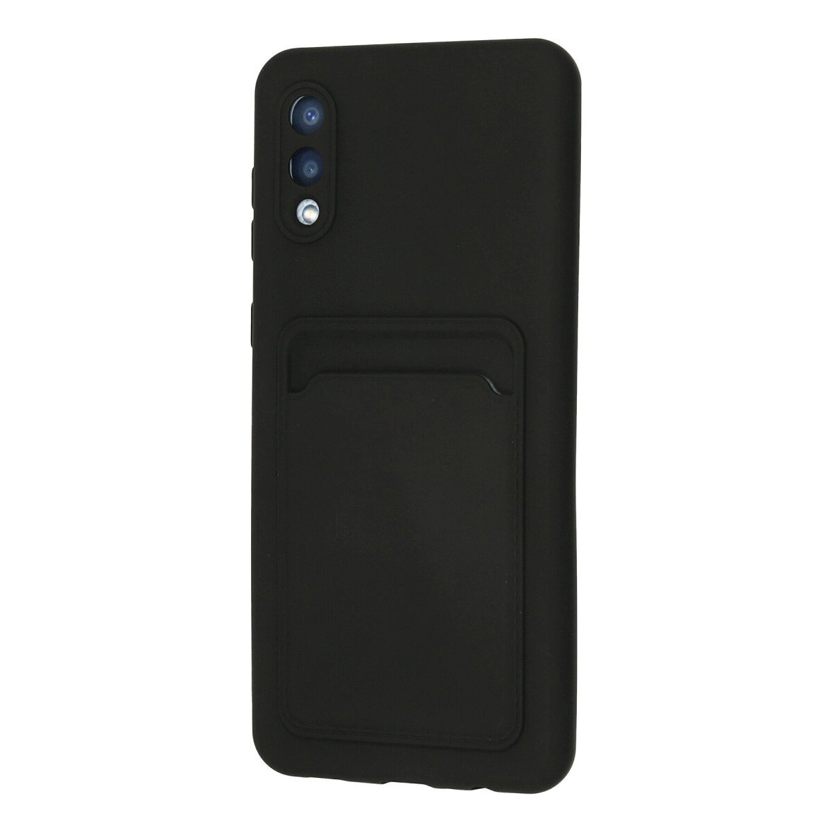 Samsung Galaxy A02 Kılıf Kelvin Kartvizitli Silikon - Siyah Samsung Galaxy A02 Kılıf Kelvin Kartvizitli Silikon - Siyah