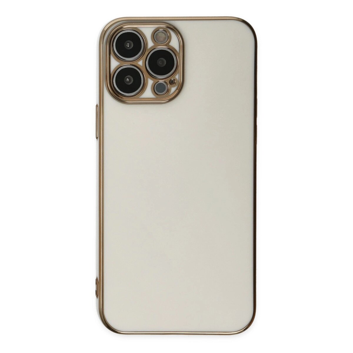 Apple İphone 14 Pro Max Kılıf Volet Silikon - Beyaz Apple İphone 14 Pro Max Kılıf Volet Silikon - Beyaz