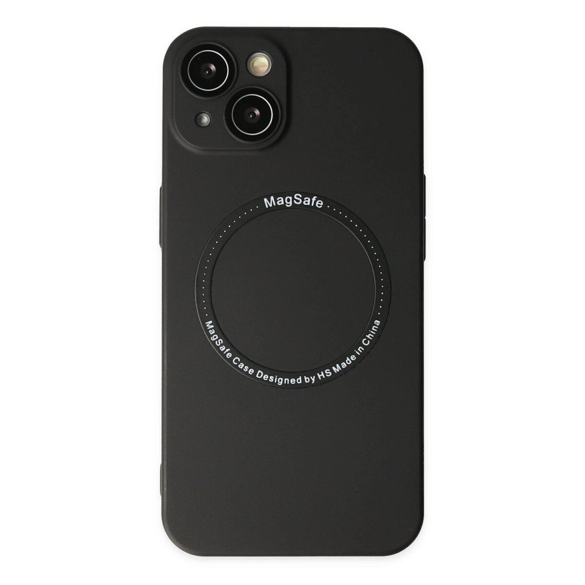 Apple İphone 14 Plus Kılıf Jack Magneticsafe Lens Silikon - Siyah