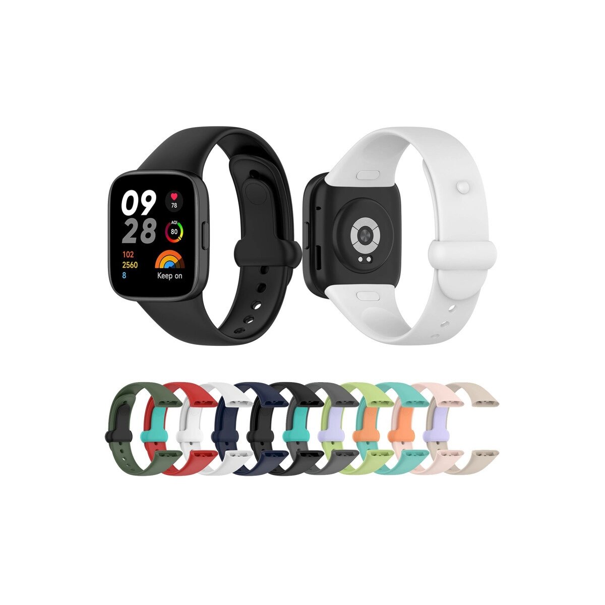 Xiaomi Redmi Watch 3 Origin Silikon Kordon (saat Değildir) - Lacivert