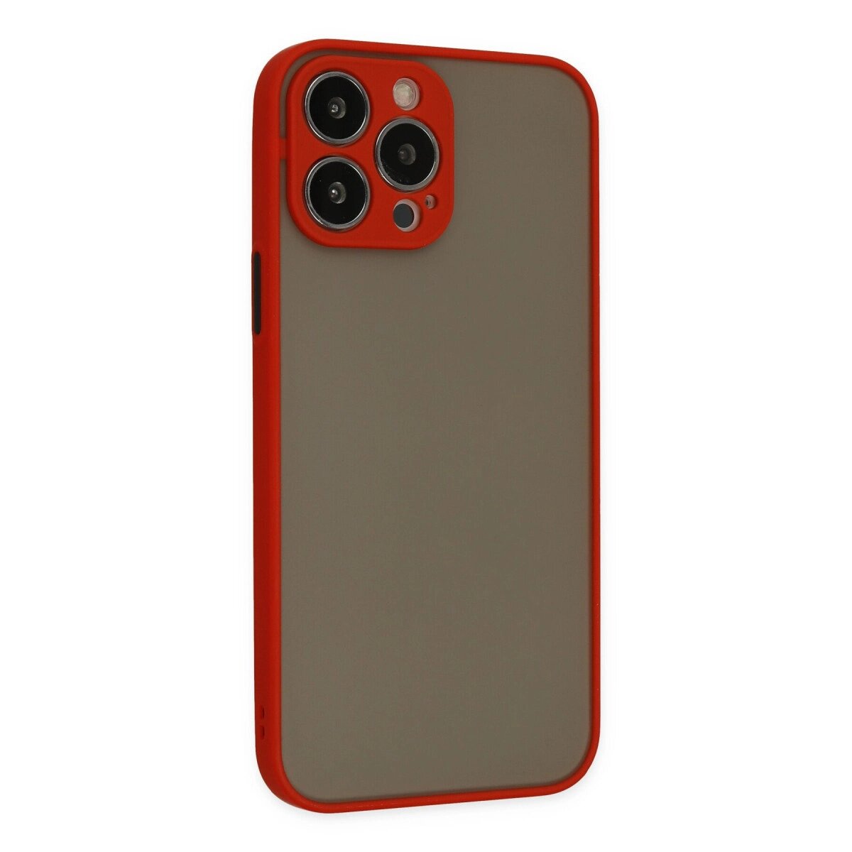 Apple İphone 14 Pro Kılıf Montreal Silikon Kapak - Kırmızı Apple İphone 14 Pro Kılıf Montreal Silikon Kapak - Kırmızı