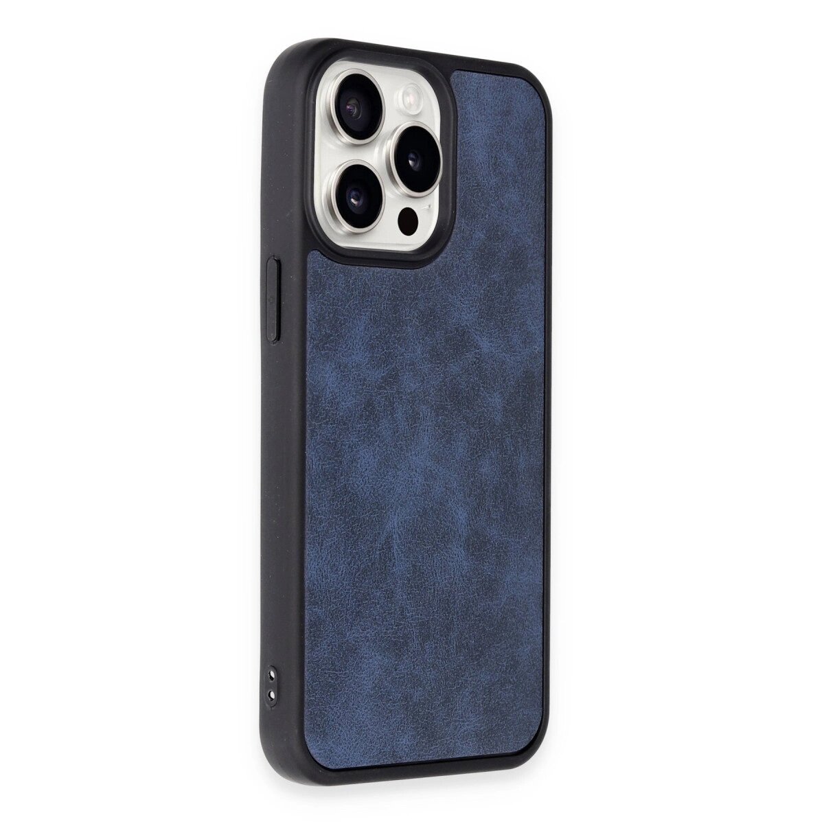 Apple İphone 14 Pro Kılıf Aras Deri Kapak - Lacivert Apple İphone 14 Pro Kılıf Aras Deri Kapak - Lacivert
