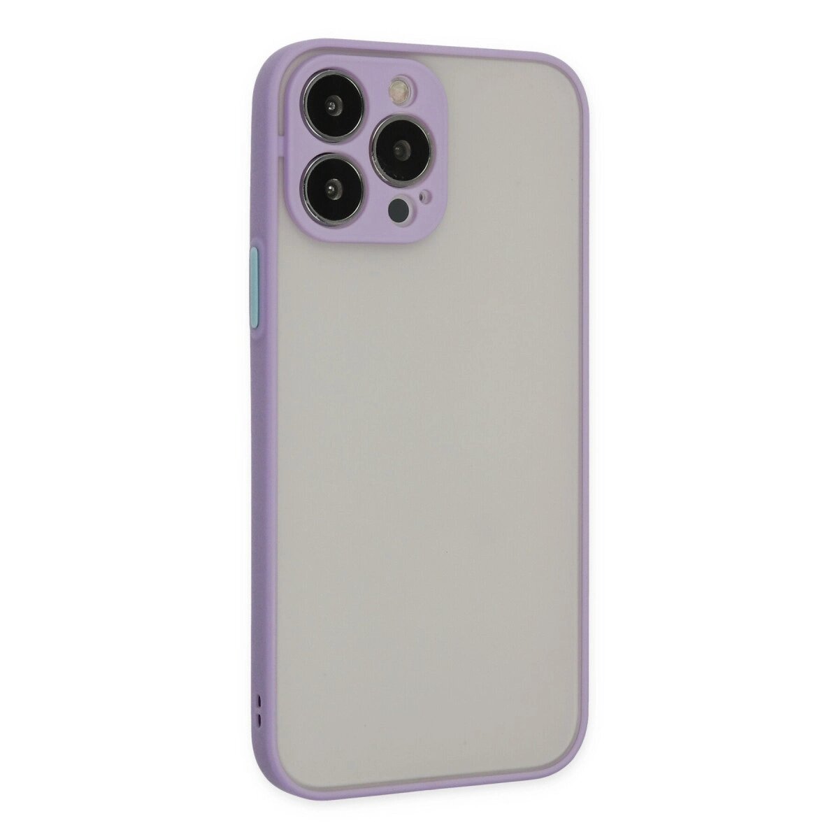 Apple İphone 14 Pro Max Kılıf Montreal Silikon Kapak - Mor