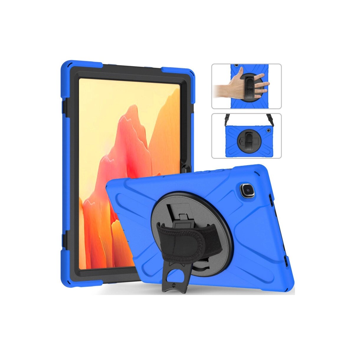 Samsung Galaxy T220 Tab A7 Lite 8.7 Kılıf Amazing Tablet Kapak - Mavi Samsung Galaxy T220 Tab A7 Lite 8.7 Kılıf Amazing Tablet Kapak - Mavi