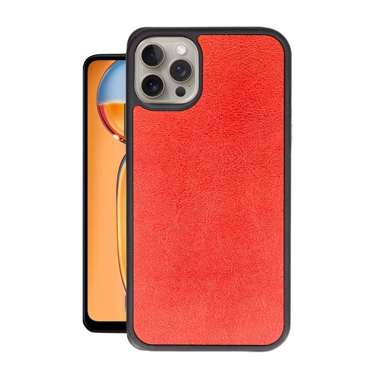 Apple İphone 15 Pro Max Kılıf Aras Deri Kapak - Kırmızı Apple İphone 15 Pro Max Kılıf Aras Deri Kapak - Kırmızı