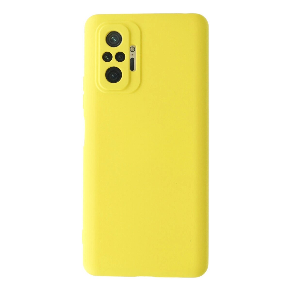 Xiaomi Redmi Note 10 Pro Kılıf Nano İçi Kadife Silikon - Sarı Xiaomi Redmi Note 10 Pro Kılıf Nano İçi Kadife Silikon - Sarı