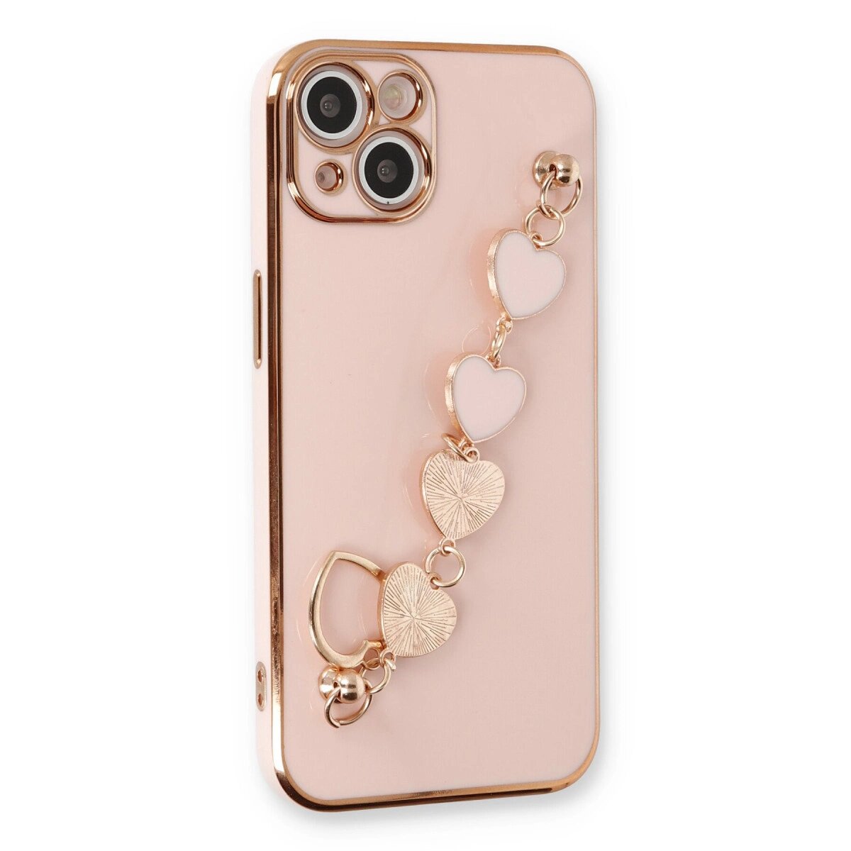 Apple İphone 14 Kılıf Esila Silikon - Pudra Apple İphone 14 Kılıf Esila Silikon - Pudra