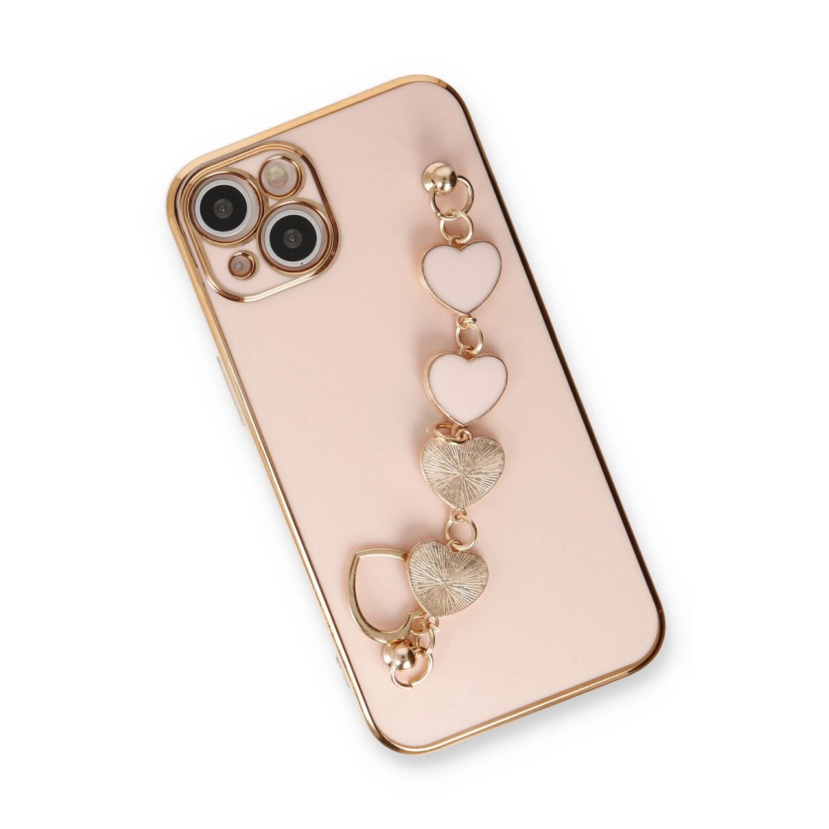 Apple İphone 14 Kılıf Esila Silikon - Pudra Apple İphone 14 Kılıf Esila Silikon - Pudra