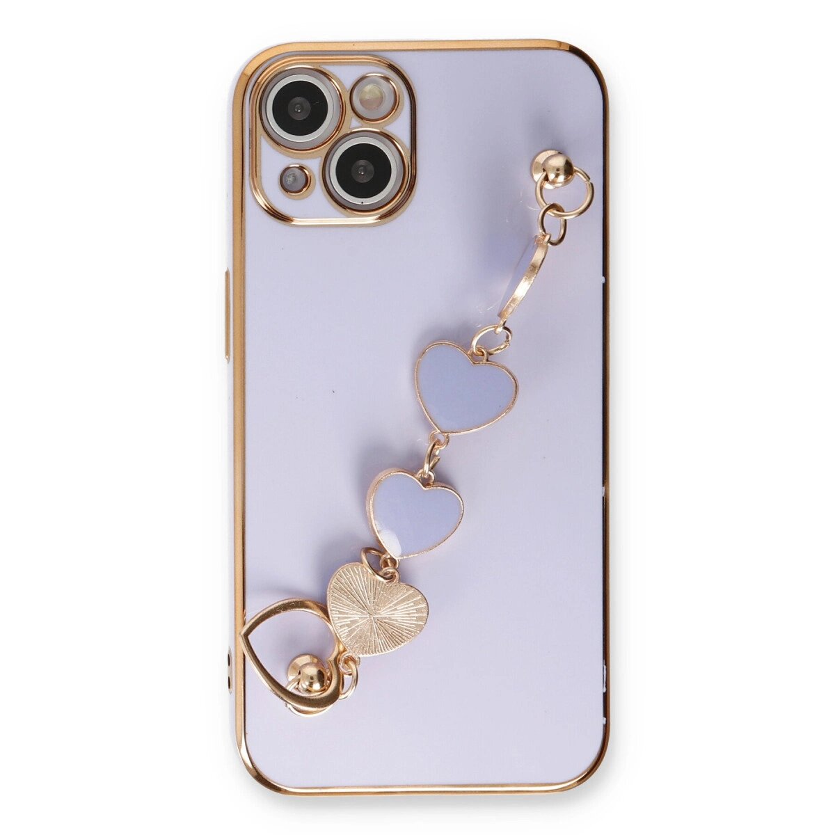 Apple İphone 14 Kılıf Esila Silikon - Lila Apple İphone 14 Kılıf Esila Silikon - Lila