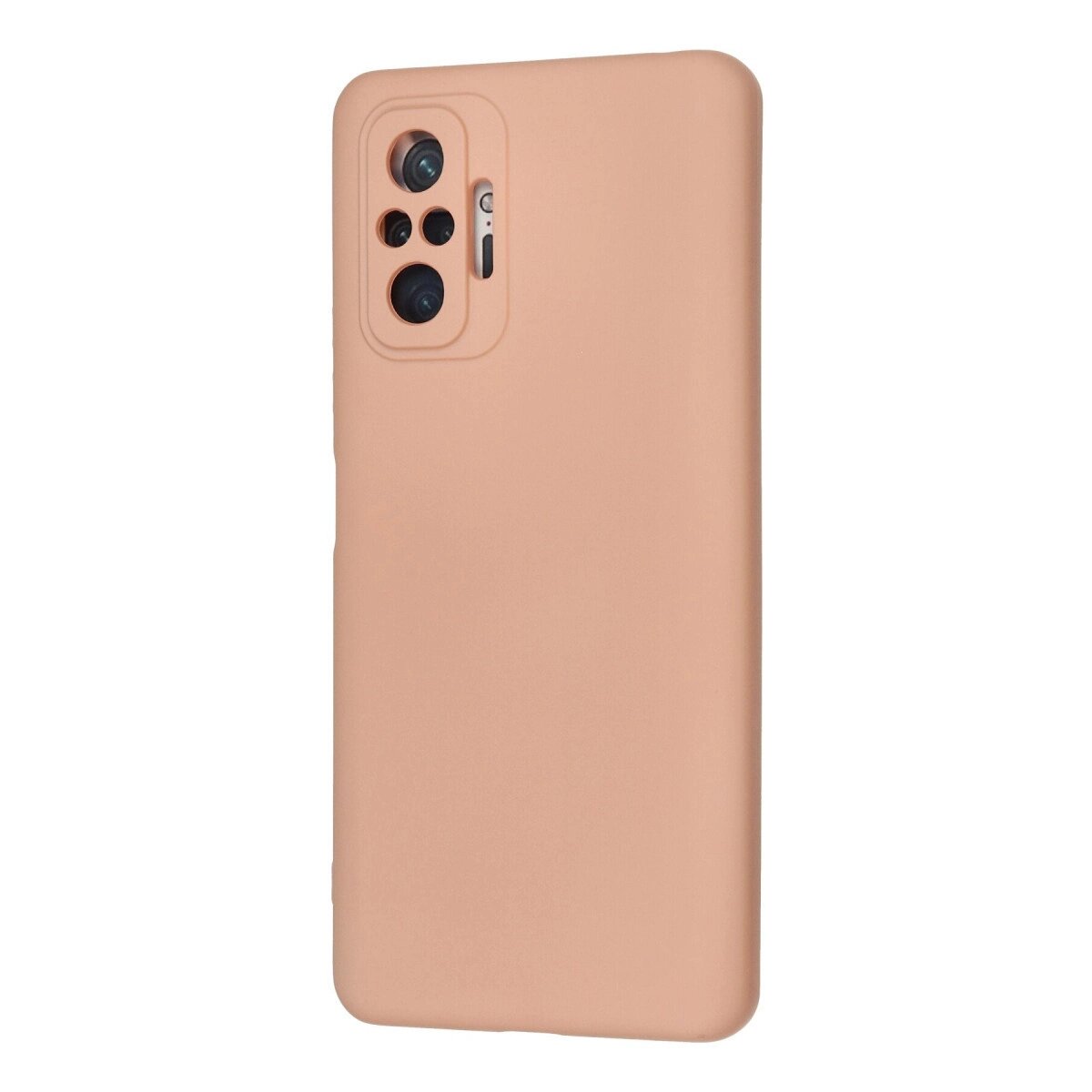 Xiaomi Redmi Note 10 Pro Kılıf Nano İçi Kadife Silikon - Pudra Xiaomi Redmi Note 10 Pro Kılıf Nano İçi Kadife Silikon - Pudra