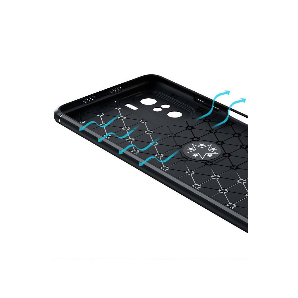 Xiaomi Poco F3 Kılıf Range Yüzüklü Silikon - Mavi Xiaomi Poco F3 Kılıf Range Yüzüklü Silikon - Mavi