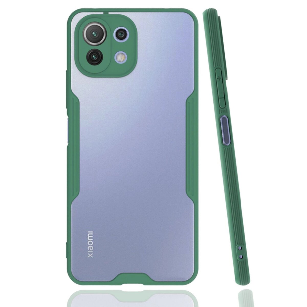 Xiaomi Mi 11 Lite Kılıf Platin Silikon - Yeşil Xiaomi Mi 11 Lite Kılıf Platin Silikon - Yeşil