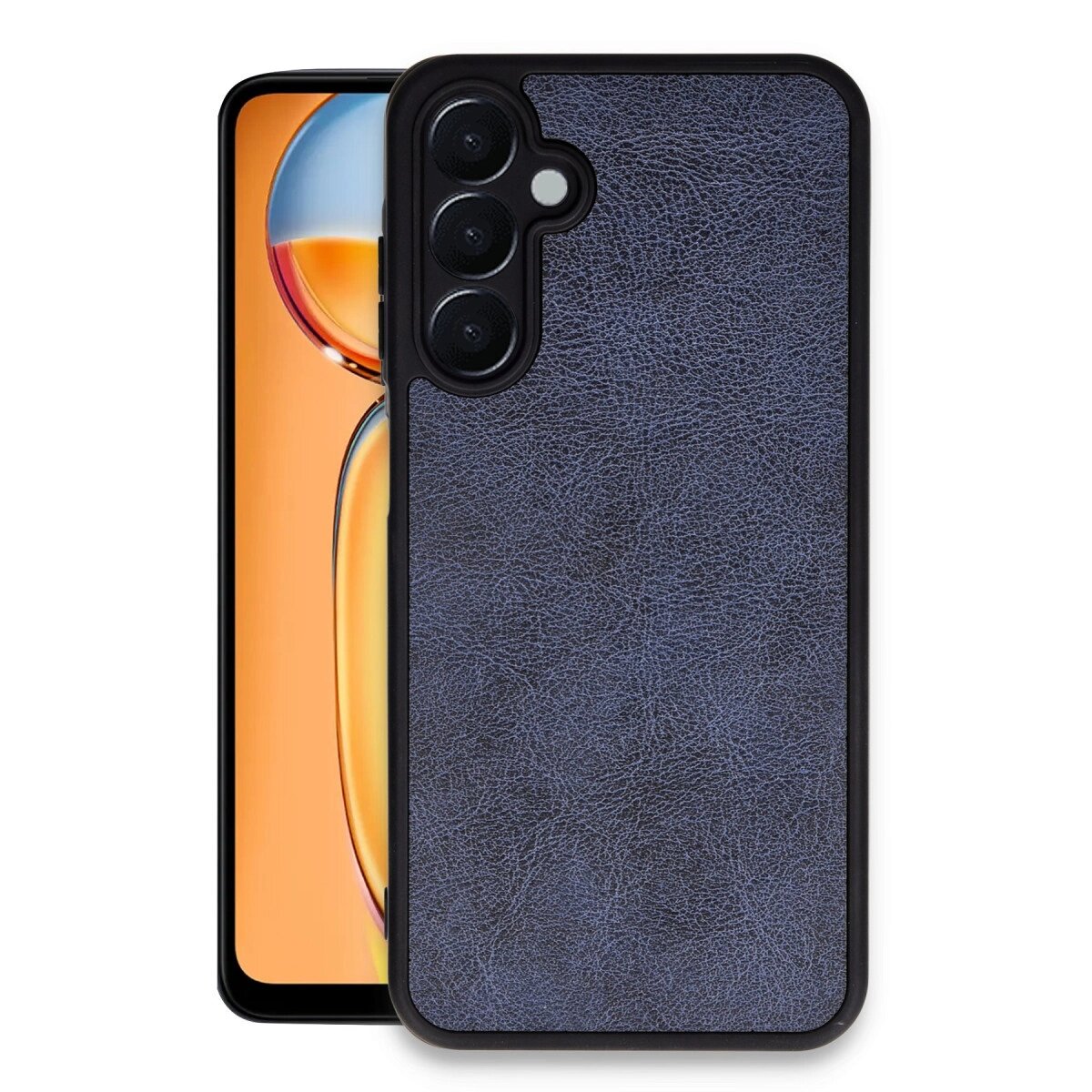 Samsung Galaxy A25 5g Kılıf Aras Deri Kapak - Lacivert Samsung Galaxy A25 5g Kılıf Aras Deri Kapak - Lacivert