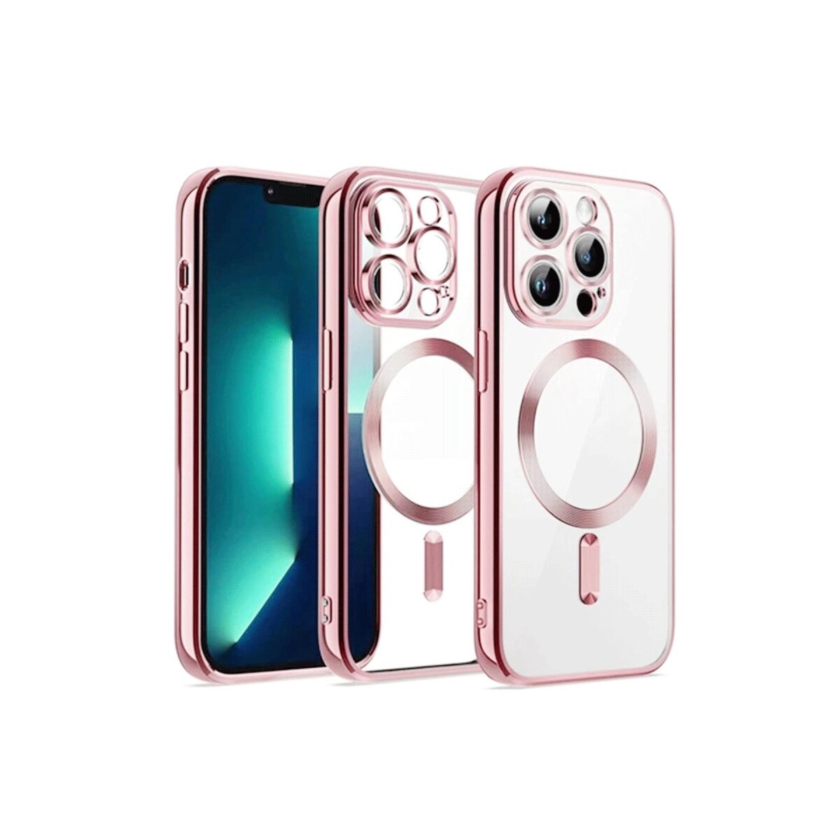 Apple İphone 15 Kılıf Kross Magneticsafe Kapak - Pembe Apple İphone 15 Kılıf Kross Magneticsafe Kapak - Pembe
