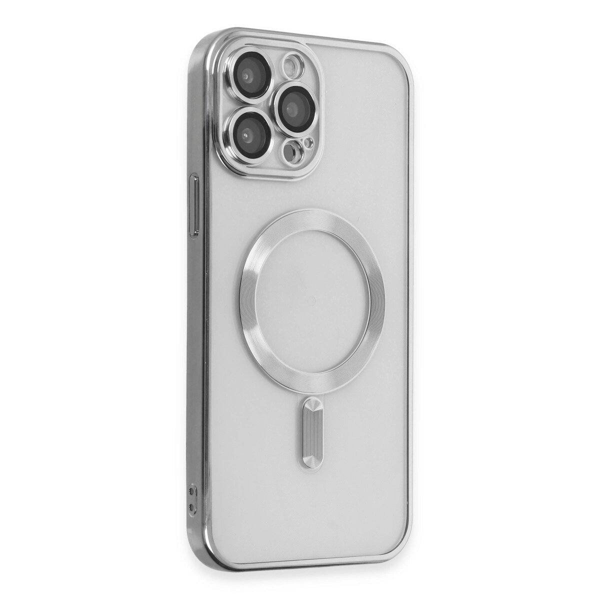 Apple İphone 15 Pro Kılıf Kross Magneticsafe Kapak - Gümüş Apple İphone 15 Pro Kılıf Kross Magneticsafe Kapak - Gümüş