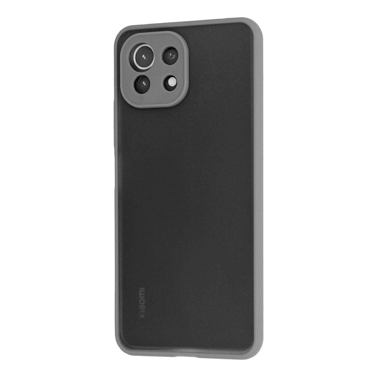 Xiaomi Mi 11 Lite Kılıf Montreal Silikon Kapak - Gri