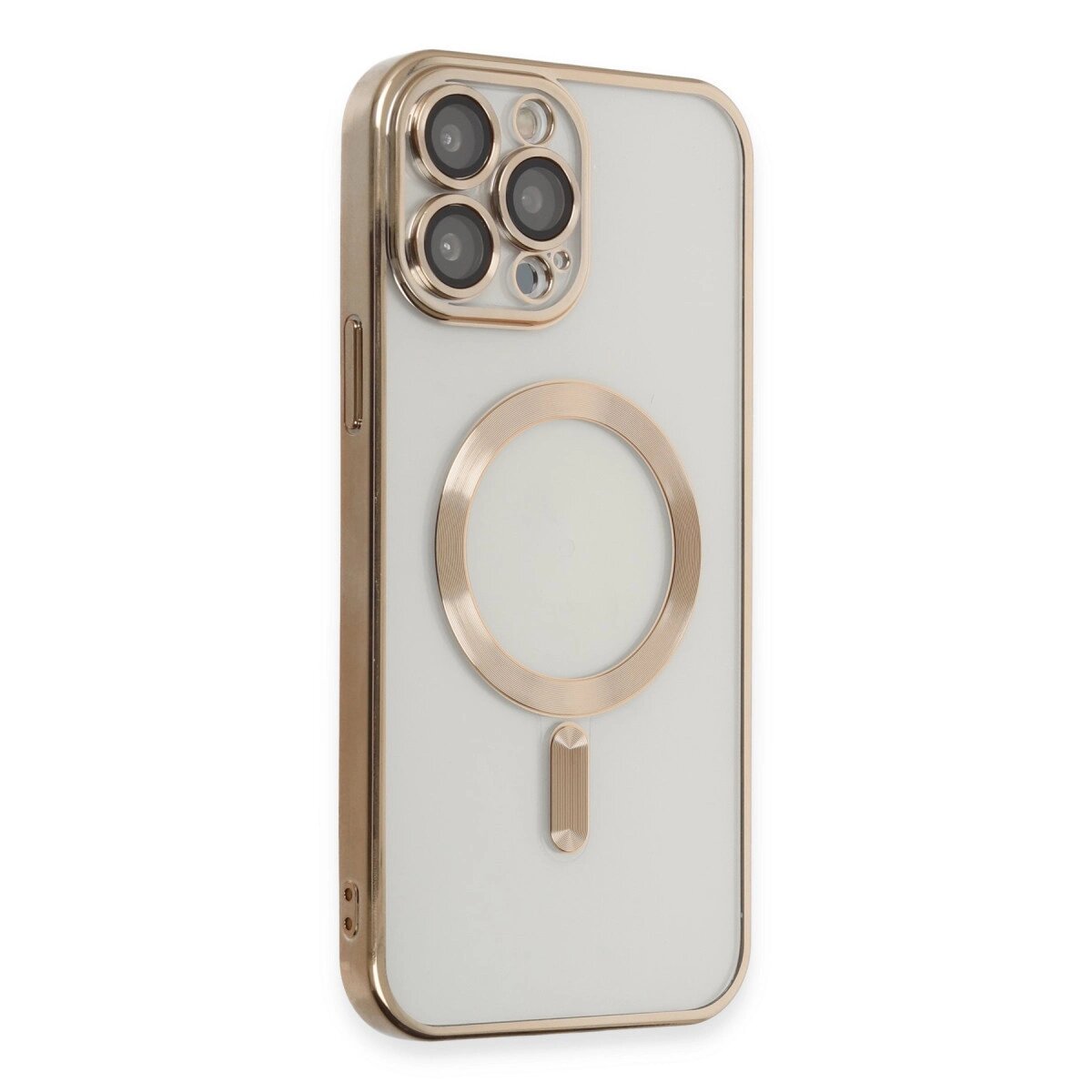 Apple İphone 15 Pro Kılıf Kross Magneticsafe Kapak - Gold Apple İphone 15 Pro Kılıf Kross Magneticsafe Kapak - Gold