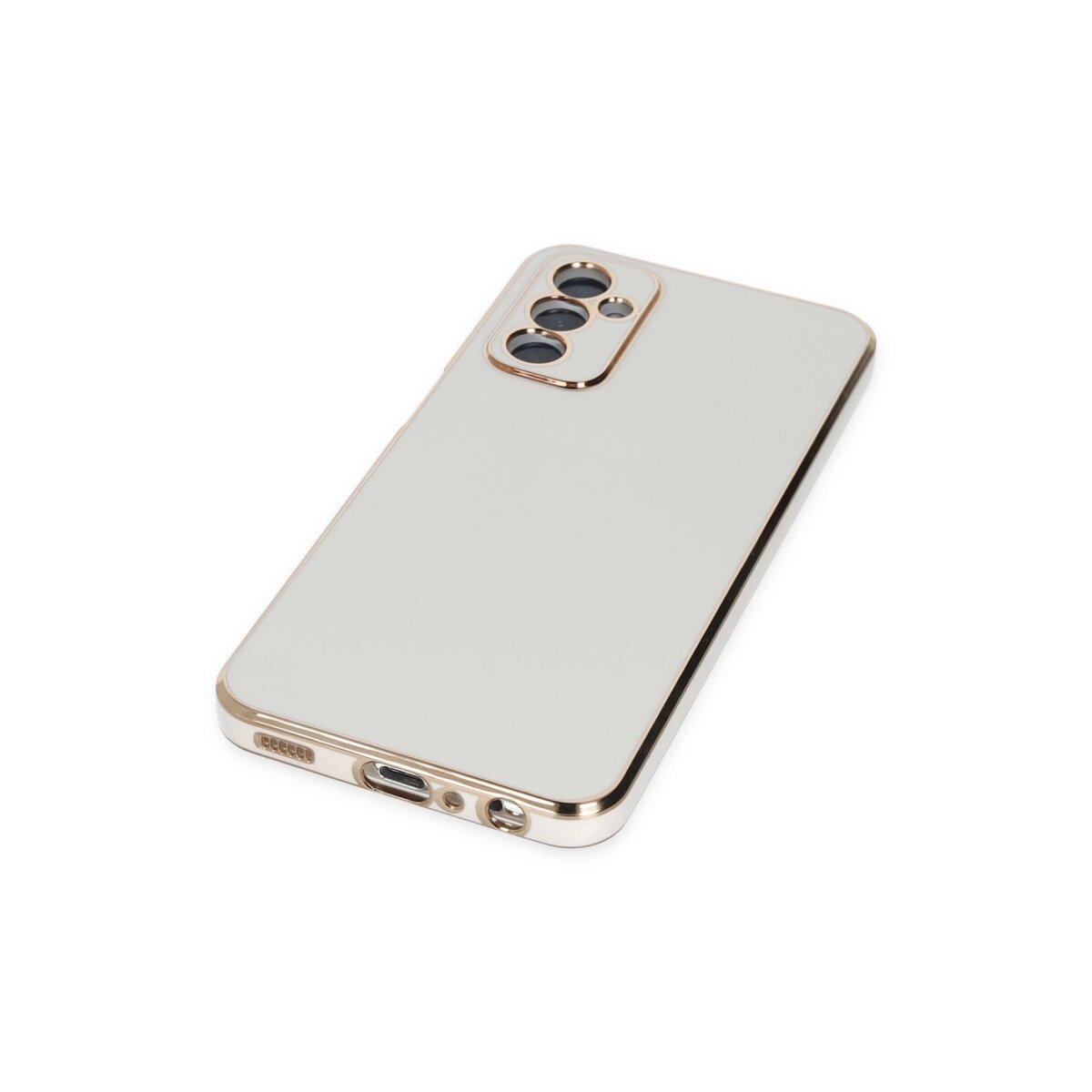 Samsung Galaxy M23 Kılıf Volet Silikon - Beyaz Samsung Galaxy M23 Kılıf Volet Silikon - Beyaz