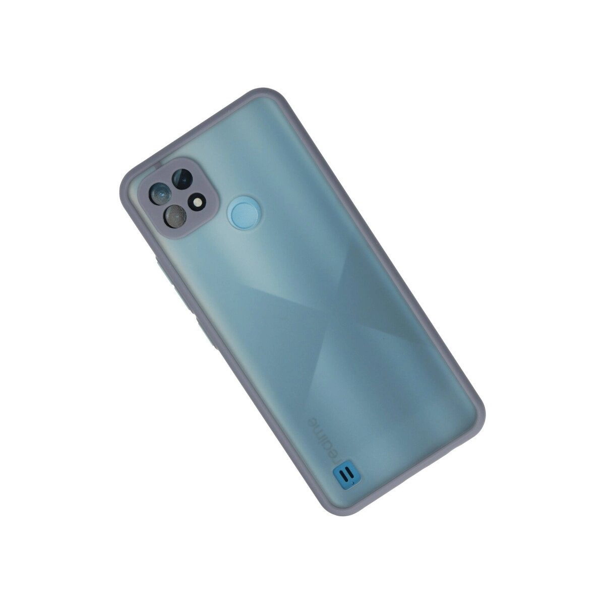 Realme C21 Kılıf Montreal Silikon Kapak - Gri Realme C21 Kılıf Montreal Silikon Kapak - Gri