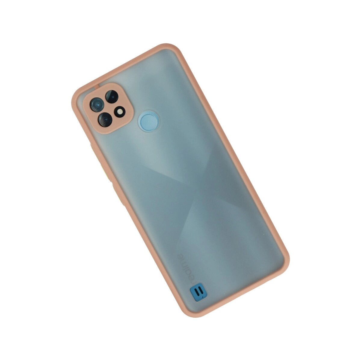 Realme C21 Kılıf Montreal Silikon Kapak - Pembe Realme C21 Kılıf Montreal Silikon Kapak - Pembe