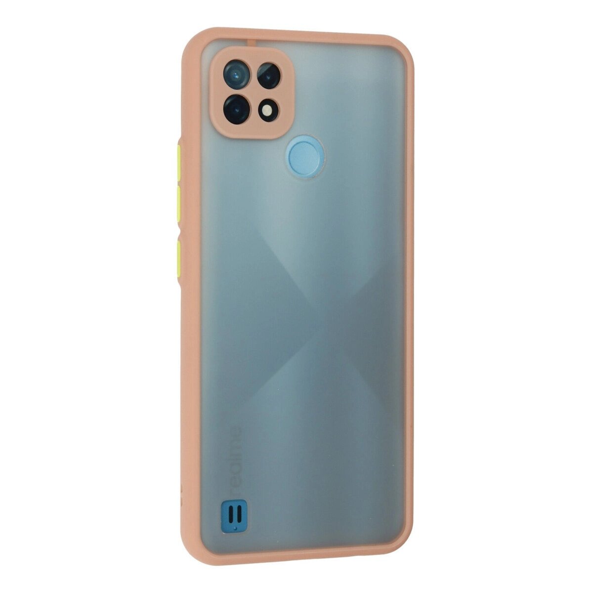 Realme C21 Kılıf Montreal Silikon Kapak - Pembe Realme C21 Kılıf Montreal Silikon Kapak - Pembe