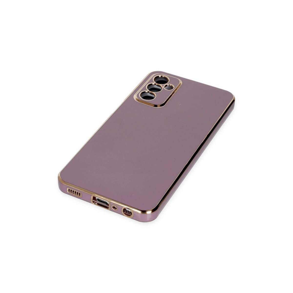 Samsung Galaxy M23 Kılıf Volet Silikon - Mor Samsung Galaxy M23 Kılıf Volet Silikon - Mor