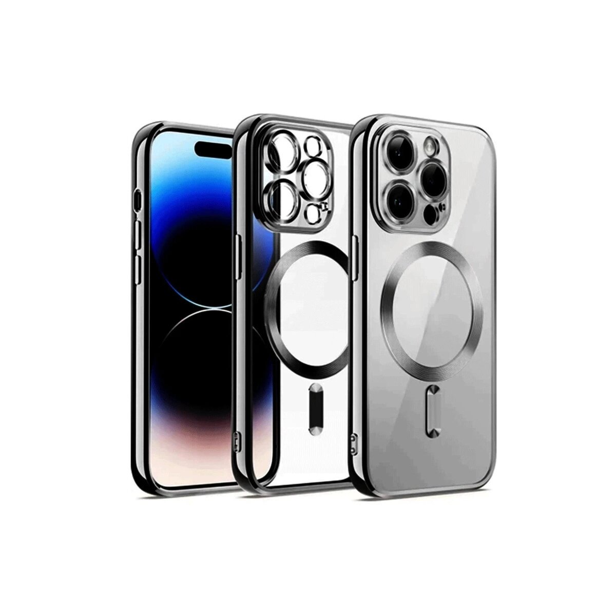 Apple İphone 13 Pro Max Kılıf Kross Magneticsafe Kapak - Gümüş Apple İphone 13 Pro Max Kılıf Kross Magneticsafe Kapak - Gümüş