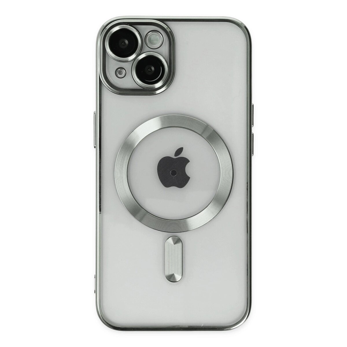 Apple İphone 14 Kılıf Kross Magneticsafe Kapak - Gümüş Apple İphone 14 Kılıf Kross Magneticsafe Kapak - Gümüş