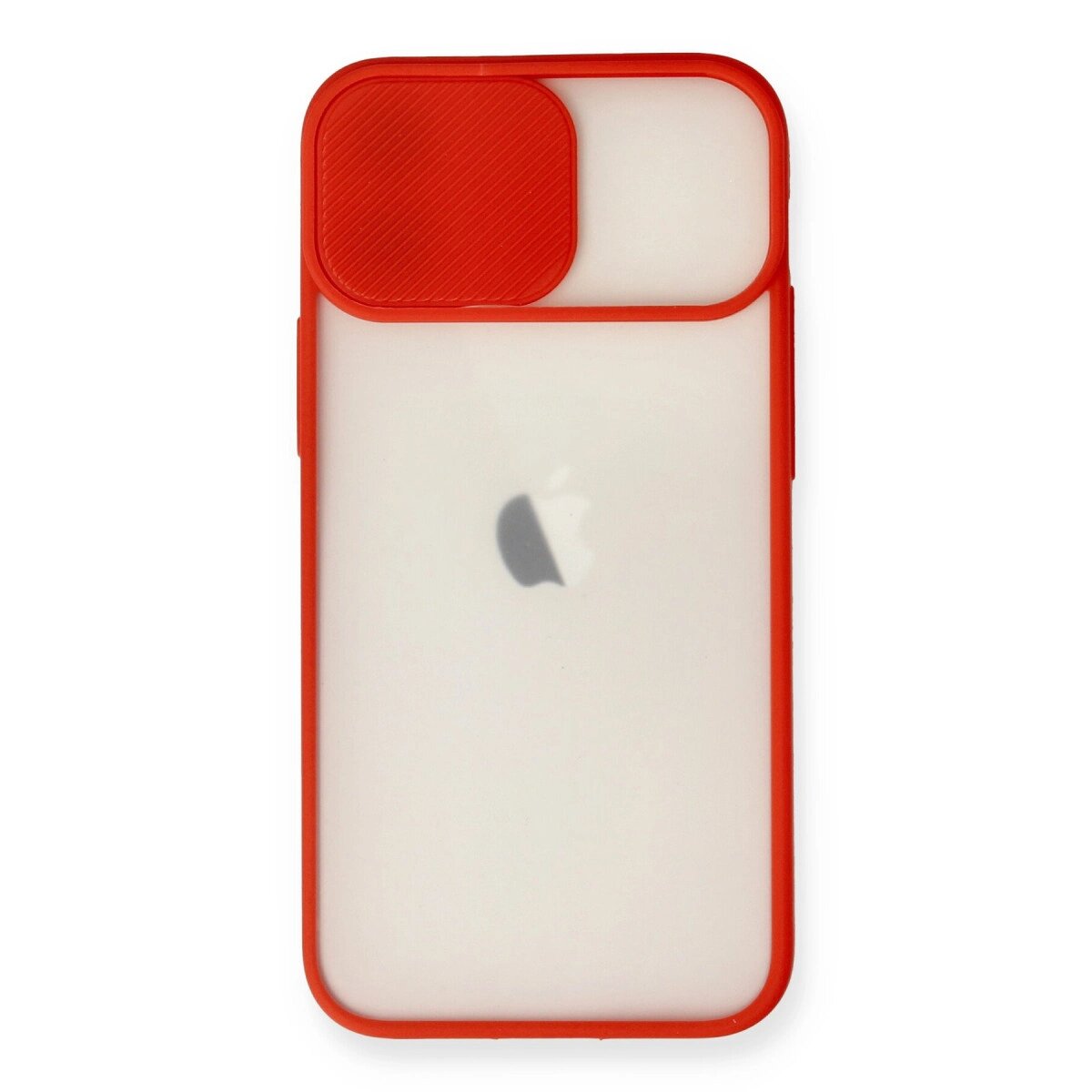Apple İphone 11 Kılıf Palm Buzlu Kamera Sürgülü Silikon - Kırmızı Apple İphone 11 Kılıf Palm Buzlu Kamera Sürgülü Silikon - Kırmızı