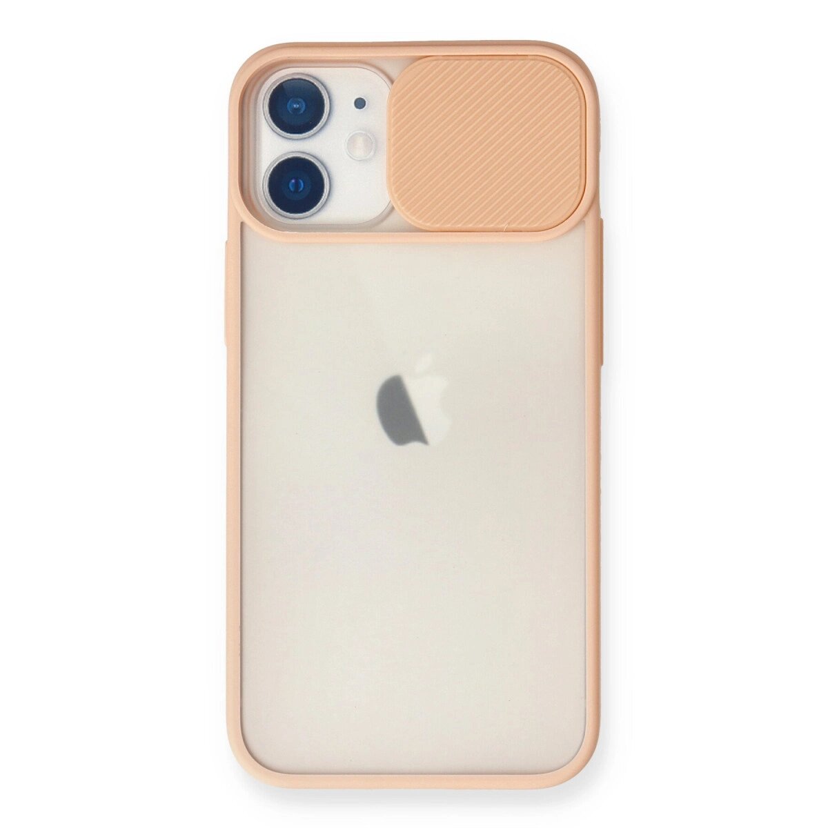 Apple İphone 11 Kılıf Palm Buzlu Kamera Sürgülü Silikon - Pembe Apple İphone 11 Kılıf Palm Buzlu Kamera Sürgülü Silikon - Pembe